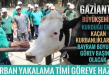 Gaziantep’te kurbanlıklar için drone destekli özel tim göreve hazır