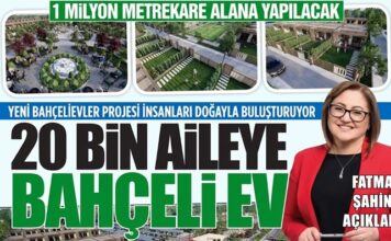 Hayaller gerçeğe dönüşüyor! Gaziantep’te 20 bin aile bahçeli ev sahibi olacak