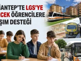 LGS’ye girecek öğrencilere Gaziantep Büyükşehir’den ücretsiz ulaşım desteği