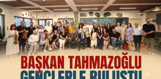 Başkan Tahmazoğlu üniversiteli gençlerle buluştu