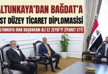 Altunkaya, Bağdat’ta Irak Başbakanı Ali ez-Zeydi ve Büyükelçi İnan’ı ziyaret etti