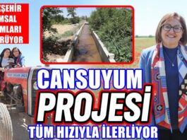Cansuyum projesi hız kazandı: Gaziantep’te ovalar suya kavuşuyor