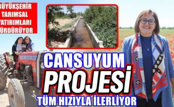 Cansuyum projesi hız kazandı: Gaziantep’te ovalar suya kavuşuyor