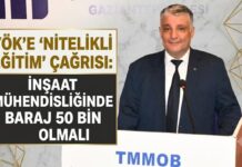 İMO Gaziantep Şube Başkanı Bulut’tan YÖK’e çağrı: “Sıfır sayısal netle mühendis olunmamalı”