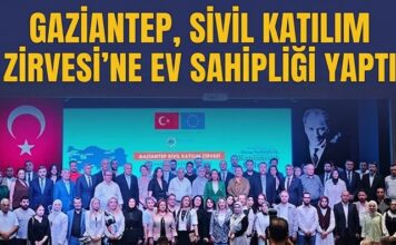 Gaziantep’te Demokratik Yerel Yönetişim ve Sivil Katılım Zirvesi gerçekleştirildi
