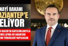 Programı çok yoğun! Bakan Kacır, Gaziantep’e geliyor