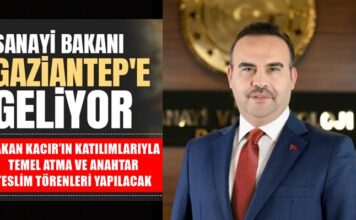 Programı çok yoğun! Bakan Kacır, Gaziantep’e geliyor