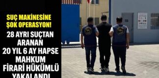 Suç makinesi Gaziantep’te yakalandı: 28 ayrı suçtan aranıyordu, 20 yıl 6 ay hapse mahkumdu!