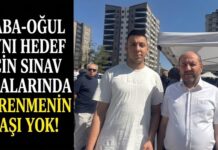 Gaziantep’te baba ve oğlu YKS heyecanını birlikte yaşadı