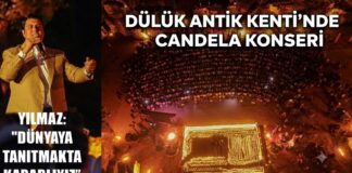 Dülük Antik Kenti’nde mum ışığında muhteşem Candela konseri