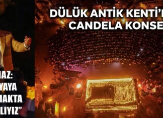 Dülük Antik Kenti’nde mum ışığında muhteşem Candela konseri