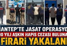 Jandarma suçluların ensesinde! Gaziantep’te 5 firari hükümlü yakalandı