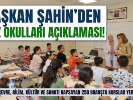 Fatma Şahin açıkladı: Gaziantep’te yaz okulları başlıyor