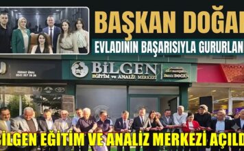 Başkan Doğan evladının başarısıyla gurur duydu