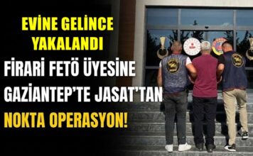 Firari FETÖ’cüye Gaziantep’te JASAT’tan nokta operasyon