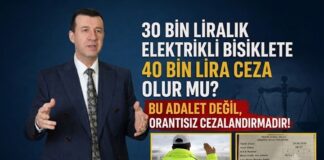Pamuk: “Gaziantep’te 30 bin liralık elektrikli bisiklete 40 bin lira cezalar adil değil!”