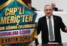 CHP Gaziantep Milletvekili Meriç’ten kadın sığınma evleri için soru önergesi