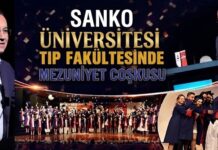 SANKO Üniversitesi Tıp Fakültesinde mezuniyet coşkusu yaşandı