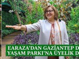 EARAZA’dan Gaziantep Doğal Yaşam Parkı’na üyelik daveti geldi