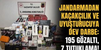 Dev operasyon! Gaziantep’te 195 gözaltı, 7 tutuklama