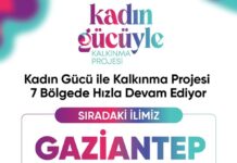 “Kadın Gücüyle Kalkınma Projesi” kapsamında Gaziantep’te dev bir eğitim programı