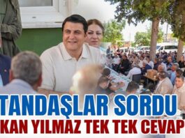 Vatandaş sordu, Başkan Yılmaz cevapladı: “Geleceği birlikte inşa ediyoruz”