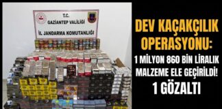 Piyasa değeri 1 milyon 860 bin TL! Gaziantep’te ele geçirildi