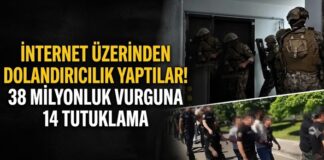 Suç örgütü çökertildi! Gaziantep’te internetten dolandırıcılık yapan 14 kişi tutuklandı