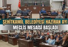 Şehitkamil Belediye Meclisi’nde gündem maddeleri oy birliğiyle kabul edildi