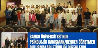 SANKO Üniversitesi’nde psikolojik danışman/rehber öğretmen buluşmaları