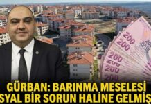 İYİ Parti Gaziantep Milletvekili Gürban’dan önü alınamayan kira artışlarına sert tepki!