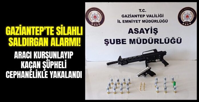 Silahlı saldırgan faka bastı! Gaziantep polisi hemen yakaladı