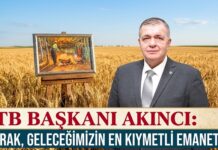 Gaziantep Ticaret Borsası Başkanı Akıncı: “Toprak, geleceğimizin temel taşıdır”