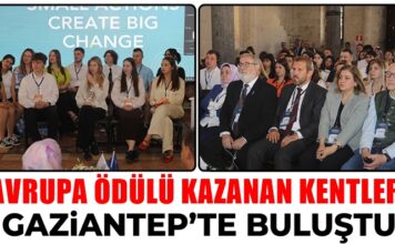 Avrupa Ödülü Kazanan Kentler Birliği Genel Kurulu ve Gençlik Forumu, Gaziantep’te gerçekleştirildi