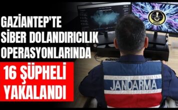 Büyük operasyon! Gaziantep’te siber dolandırıcılık operasyonlarında 16 kişi yakalandı