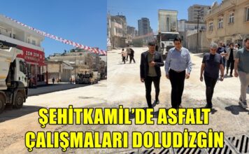 Başkan Yılmaz asfalt çalışmalarını yerinde inceledi