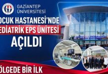 Bölgede ilk! Gaziantep Üniversitesi Çocuk Hastanesi’nde EPS Ünitesi hizmete girdi