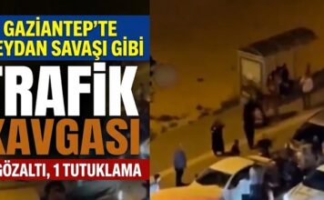 Trafik magandaları Gaziantep’te dehşet saçtı: 6 gözaltı, 1 tutuklama