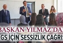 Yılmaz’dan LGS için sessizlik çağrısı