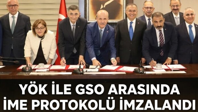 YÖK-sanayi iş birliği için Gaziantep'te imzalar atıldı
