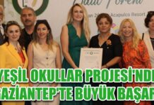 Yeşil Okullar Projesi’nde Gaziantep’te büyük başarı sağlandı