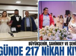 Gaziantep’te nikah dairelerinde “06.06.2026” yoğunluğu yaşandı