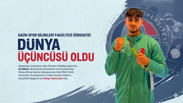 Dövüş Sporları Şampiyonası'nda dünya üçüncüsü Gaziantep'ten