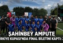 Şahinbey Ampute finale adını yazdırdı