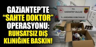 Gaziantep’te ruhsatsız polikliniğe jandarma operasyonu: Sahte doktor tutuklandı!
