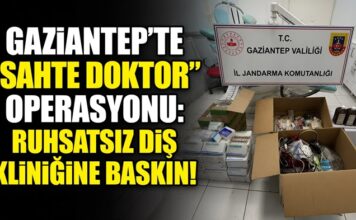 Gaziantep’te ruhsatsız polikliniğe jandarma operasyonu: Sahte doktor tutuklandı!