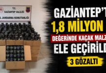 Gaziantep’te kaçakçılık operasyonu: 3 şüpheli yakalandı