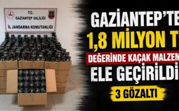 Gaziantep’te kaçakçılık operasyonu: 3 şüpheli yakalandı
