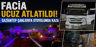 Yolcu otobüsü TIR’a çarptı! Gaziantep-Şanlıurfa Otoyolu’nda feci kaza