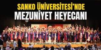 SANKO Üniversitesi’nde mezuniyet coşkusu yaşandı